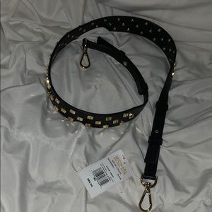Michael Kors Black Guitar Straps
